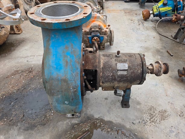 Goulds #3196, 6x8-13 Stainless Steel Process Centrifugal Pump - Image 1