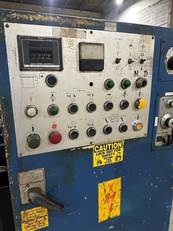 30" x 40" Kysor Johnson, Amada #H1080, horizontal band saw, automatic, 346.5" x 2.56" blade, 15 HP - Image 7