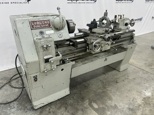 15" x 36" LeBlond #Dual-Drive, engine lathe, 3-jaw chuck, steady rest, Trav-a-Dial, coolant pump - Image 2