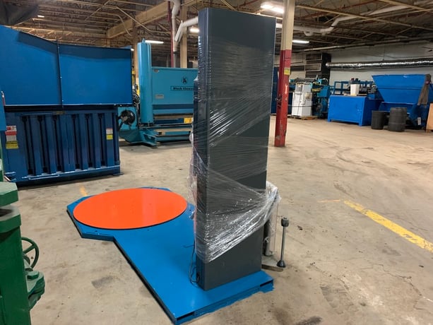 Wulftec #WSML-150-B, Low Profile Stretch Wrapper, 50-55 loads/hr., 58" diameter turntable, 80" wrap height - Image 3