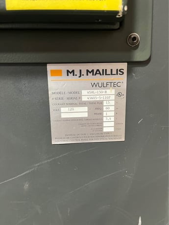 Wulftec #WSML-150-B, Low Profile Stretch Wrapper, 50-55 loads/hr., 58" diameter turntable, 80" wrap height - Image 8