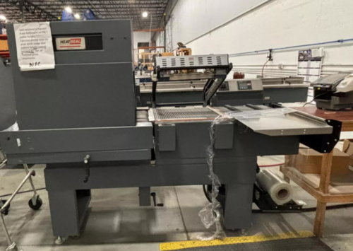 Heat Seal #HDS320HN12HSB, Combo Shrink Wrap System, 5' L x 3' width conveyor, 20" width x 20" L seal area - Image 1