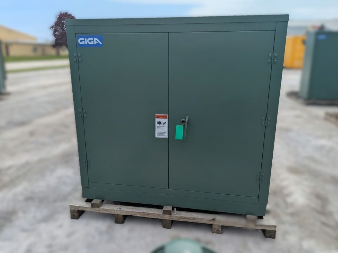 500 KVA 12470GY/7200 Primary, 480/277 Secondary, Giga Energy, Padmount Transformer, 3PH, 2024 - Image 1