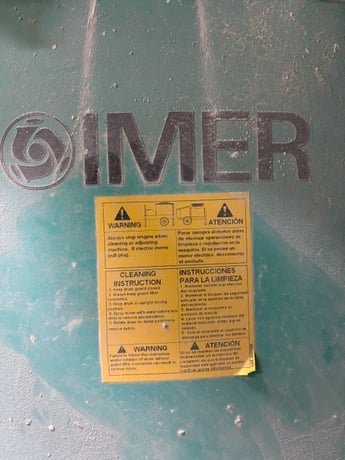 IMER #Mortarman-750, Towable Mortar Mixing Production System, (4) large steel material hoppers, heavy-duty - Image 4