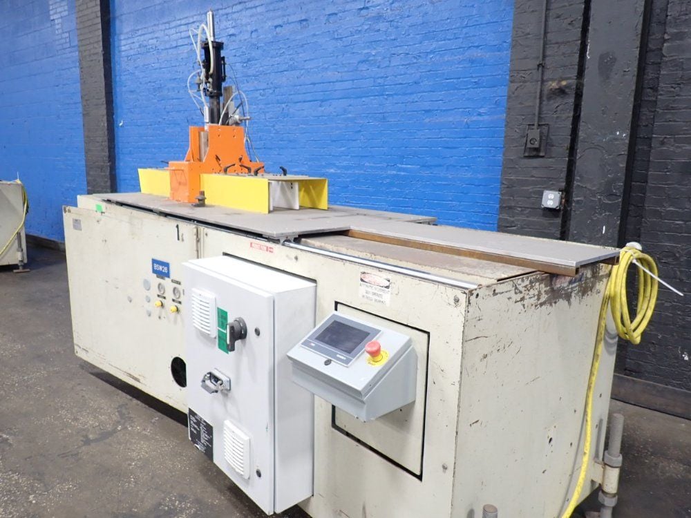 OEM / RS Automation #PS-4-2D-36, servo saw w/ multispindle drill, 3 HP, 480 V., Trio Control, 2001 (2 - Image 2