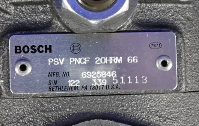 Bosch #PSV-PNCF-20HRM-66, silent vane pump - Image 7