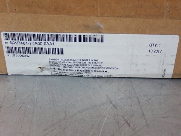 Siemens #6AV7461-7TA00-0AA1, flat panel, 24 Volts, new - Image 10
