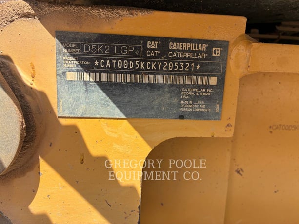 Caterpillar D5K2LGP, 4708 hours, S/N: KY205321, 2018 - Image 6