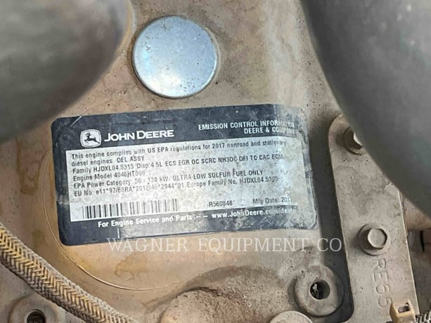 Deere & Co. 410L, Backhoe Loader, 1602 hours, S/N: 1T0410LXKHF317372, 2017 - Image 8