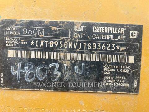 Cat 950M, Wheel Loader, 7283 hours, S/N: J1S03623, 2021 - Image 6