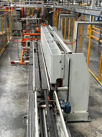 WRC, automated sheet metal bending & punching line, 4 position die stacker, notch & pierce station, 2018 - Image 4