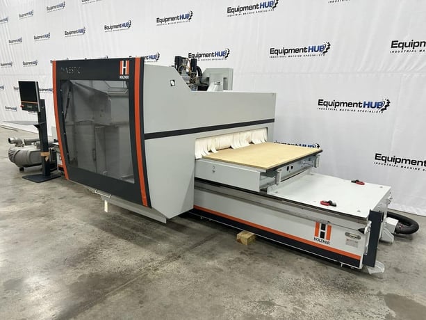 Holz-Her #Dynestic-7532B, CNC gantry nesting machining center router, 145.7" X, 86.6" Y, 1000-24000 RPM, 2022 - Image 2