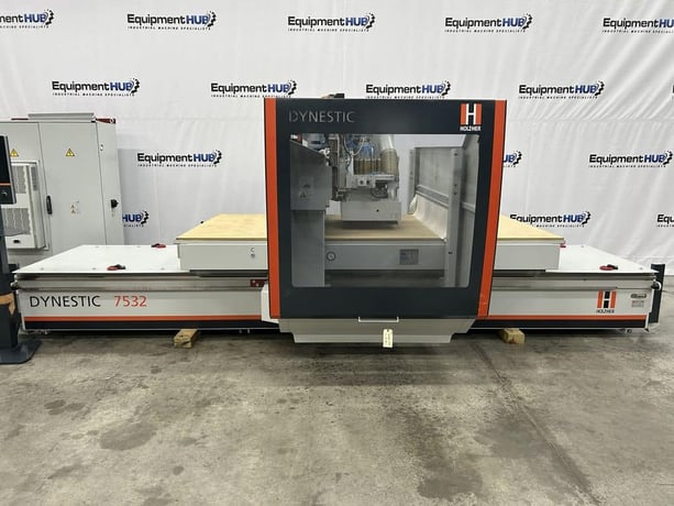 Holz-Her #Dynestic-7532B, CNC gantry nesting machining center router, 145.7" X, 86.6" Y, 1000-24000 RPM, 2022 - Image 4