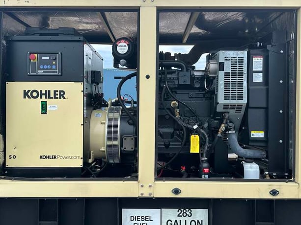 50 KW Kohler #50REOZJE, diesel generator set, 120/240 Volts, 1-phase, 85 HP @ 1800 RPM, John Deere 4045TF280 - Image 4