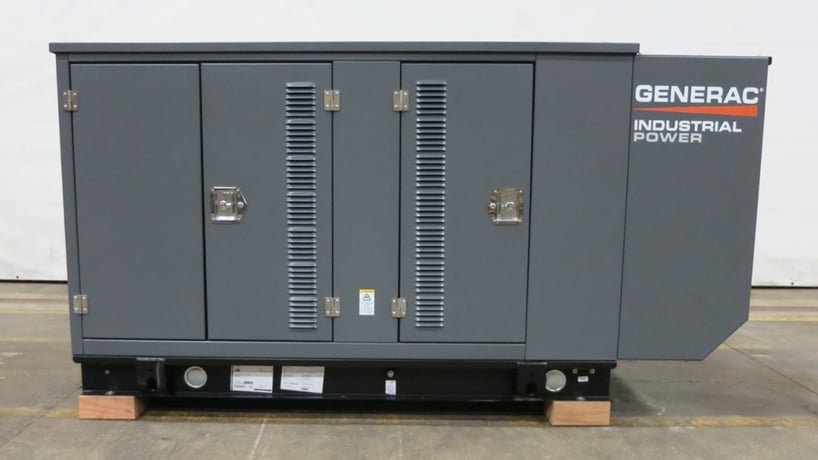 35 KW Generac #SG035, Natural gas / propane generator set, 120/240 Volts, 1-phase, 62 HP @ 1800 RPM, 4.5L - Image 1