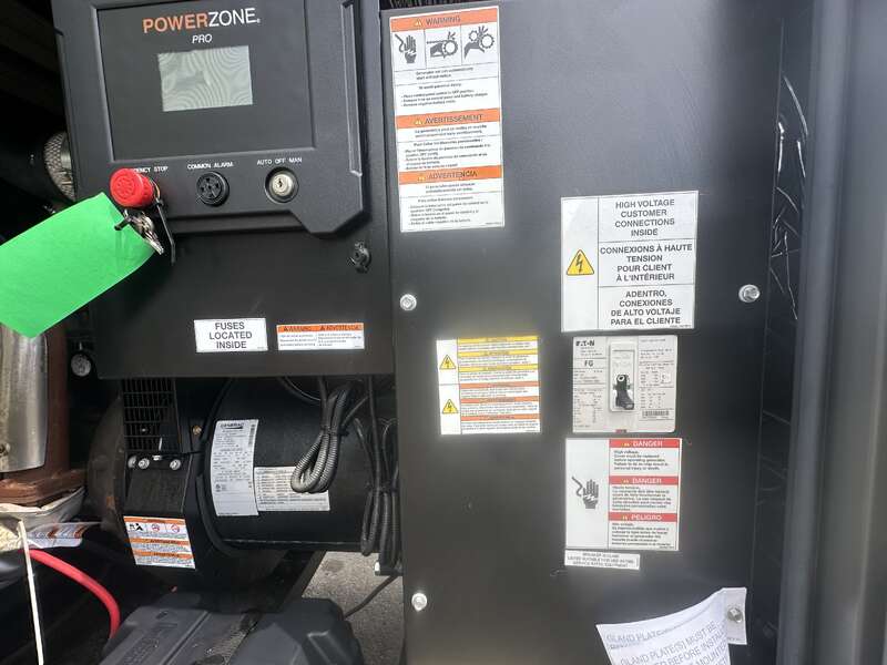 50 KW Generac #SG050NA, Natural gas / propane generator set, 120/240 Volts, 1-phase, 86 HP @ 1800 RPM, 4.5L - Image 8