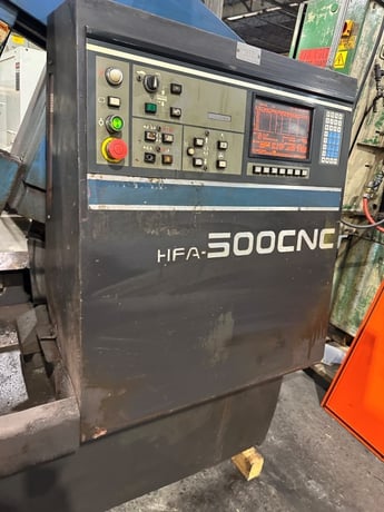 20" x 20" Amada #HFA500, CNC automatic horizontal band saw, 228.9" x 2.13" blade - Image 5