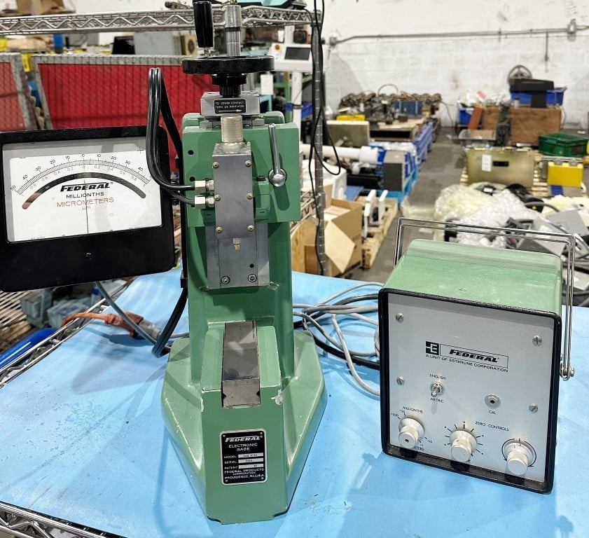 Federal #130B-12 0-4"/.00001" electronic gage block comparator - Image 1
