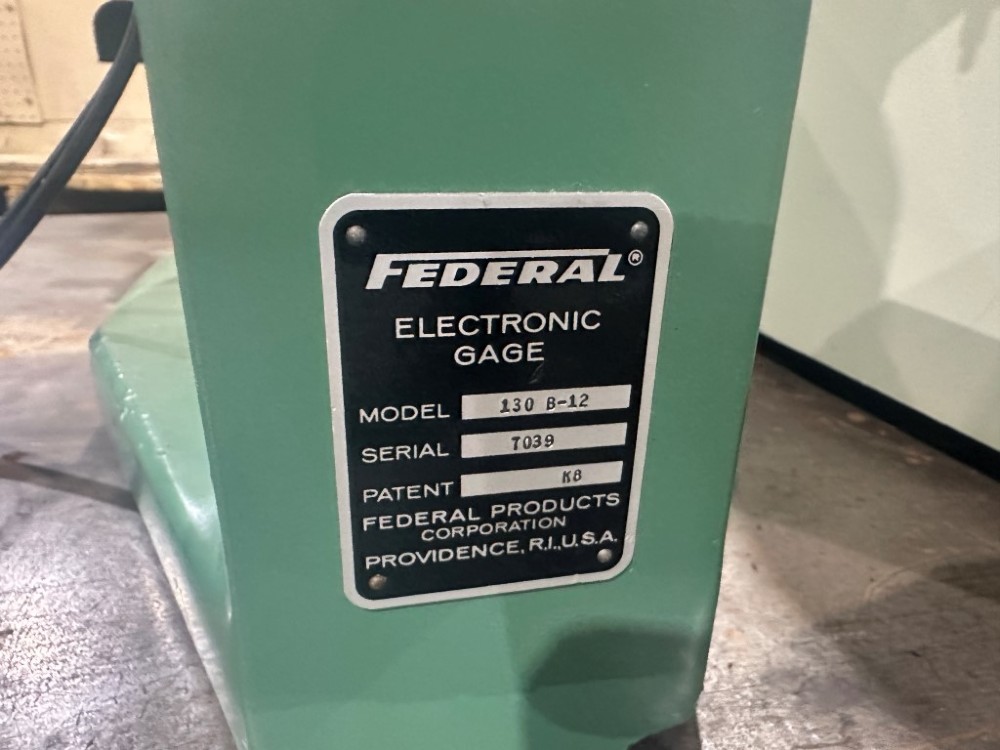 Federal #130B-12 0-4"/.00001" electronic gage block comparator - Image 5