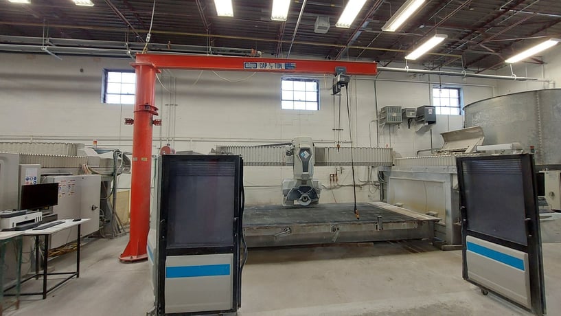 Denver #Technica-3600-Elite, 5-Axis Monobloc, OC CNC bridge saw, hydraulic tilting table, 370° head - Image 8