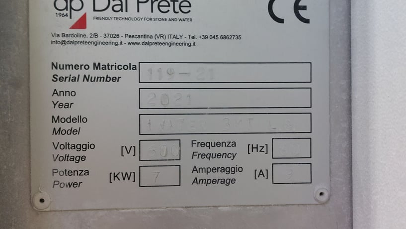 Dal Prete #IWATER, 3M wet suction wall, serial #119-21, 2021 - Image 4