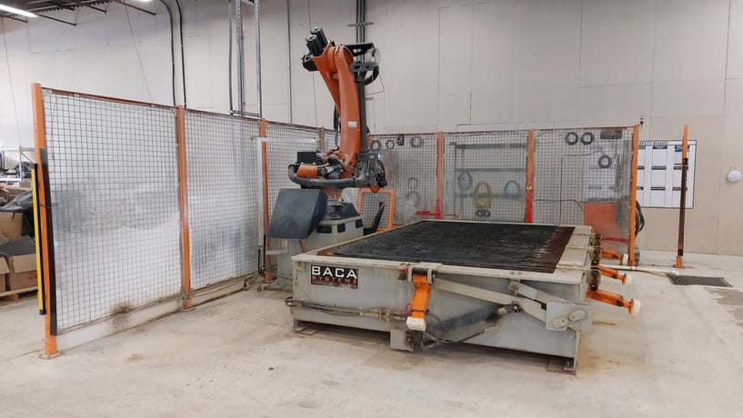 Baca Systems #RSJ201, robo saw jet, 16" bloade, camera system, Kuka 6-Axis robot, like new, 2024 - Image 2