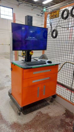 Baca Systems #RSJ201, robo saw jet, 16" bloade, camera system, Kuka 6-Axis robot, like new, 2024 - Image 9