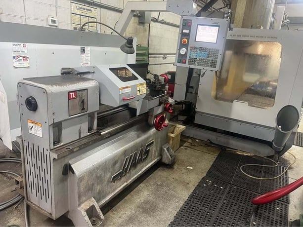 Haas #TL-1, CNC Lathe, 20" swing, 30" machining length, 16" turning diameter, 8" chuck, 12 HP, 2000 RPM - Image 5
