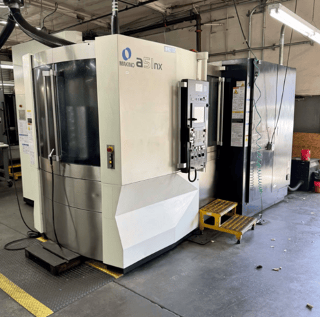 Makino #A51NX, 4-Axis CNC Horizontal Machining Center, 15.75" pallet, 22" X, 25.2" Y/Z, 14,000 RPM, 133 - Image 2