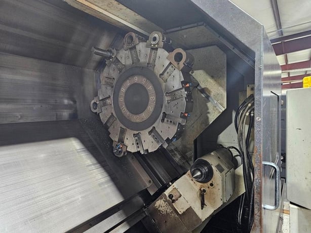 Yama Seiki #GS-460L, CNC Lathe, 13" X, 80" Z, 29" swing, 24" max. turning diameter, 24" chuck, 8.07" bore, 60 - Image 9