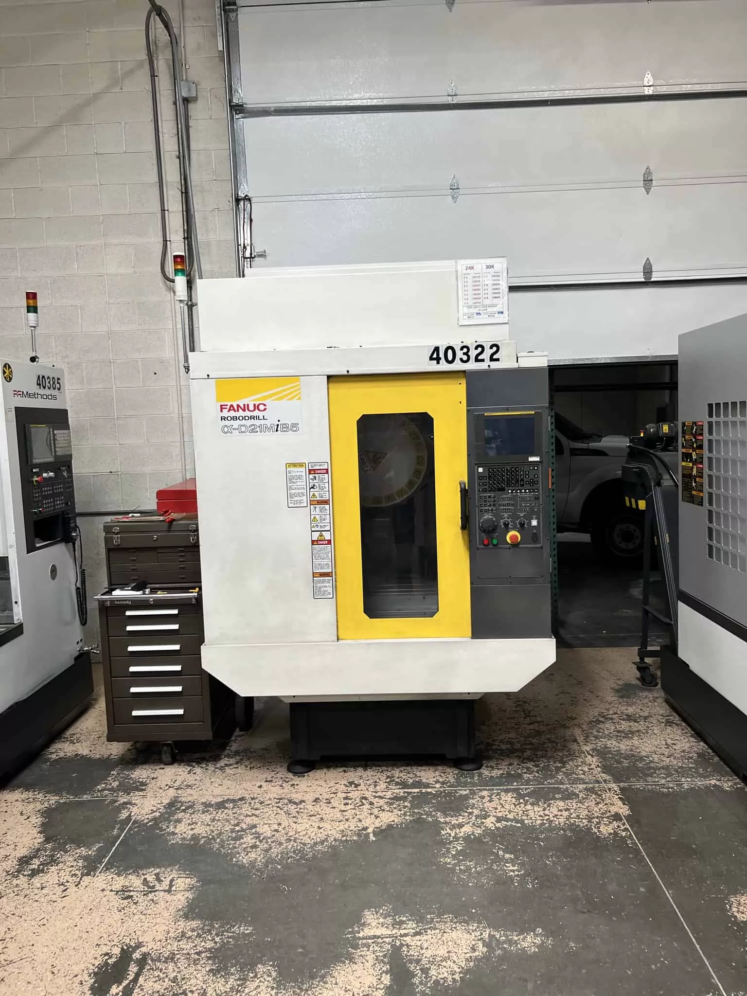 Fanuc #Robodrill-Alpha-D21MiB5, CNC Vertical Machining Center, 19.7" X, 15.7" Y/Z, 24,000 RPM, 21 automatic - Image 3