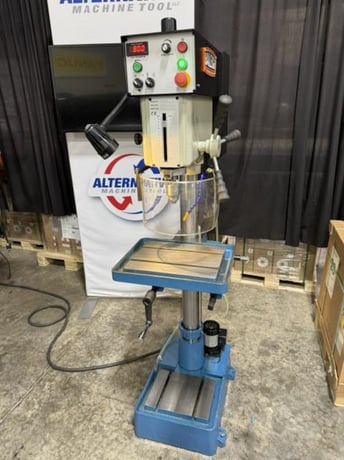 16" Baileigh #DP-1000VS, variable speed drill press, 6" travel spindle, 2 HP, 150-3000 RPM, #3MT, 14.75" x - Image 1