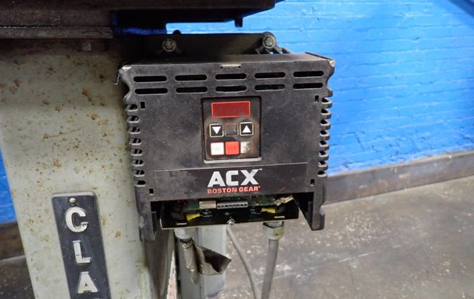 14 Clausing #1666, 4-Head Drill Press Station, 15" x 60" Table, .75 HP, 460 V. - Image 3