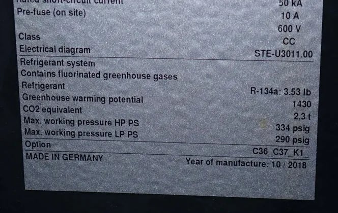 Kaeser #TE122, Refrigerated Air Dryer, 460 V., 2018 - Image 8