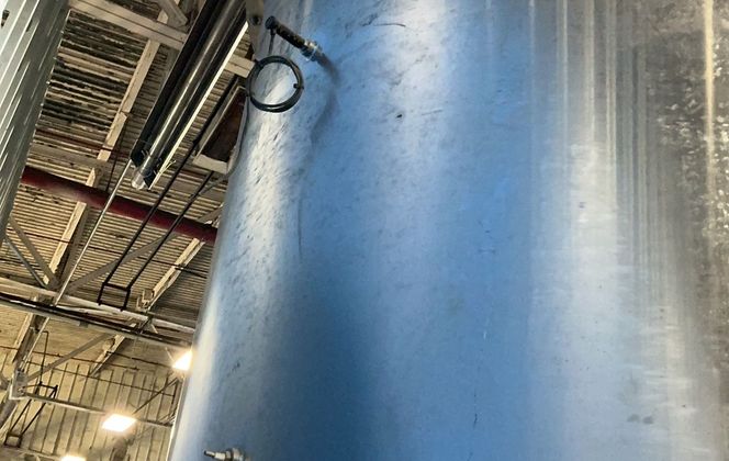 1,700 gallon Stainless Steel Tank, 74" diameter x 150" OAH - Image 4