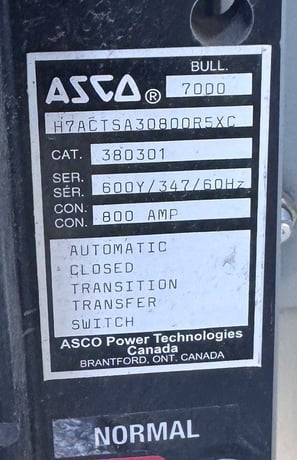 AUTOMATIC CLOSED TRANSITION TRANSFER SWITCH - Image 2