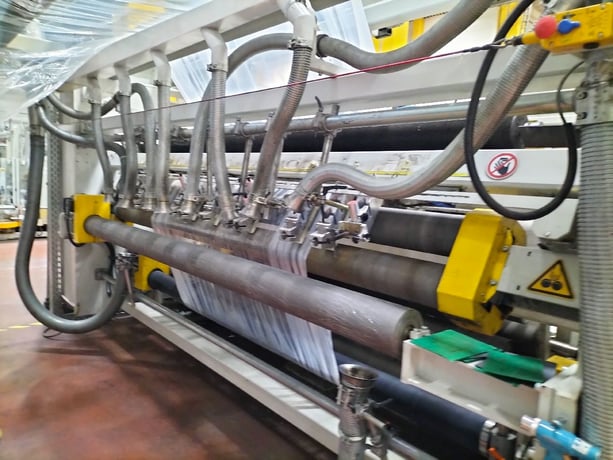 3.54" SML #Cast-Coex-7, 7-Layer Cast Film Extrusion Line, 98" film width, 122" die width, 12-70 micron - Image 2