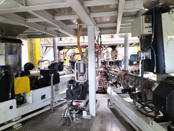 4.72" SML #Cast-Coex-5, 5-Layer Cast Film Extrusion Line, 98.4" film width, 122" die width, double chill - Image 2