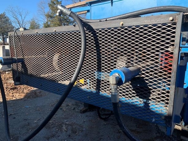 Vecoplan #RG78-200, Single Shaft Shredder, 78" x 86" opening, 20" rotor, 200 HP, hydraulic ram, auger - Image 5