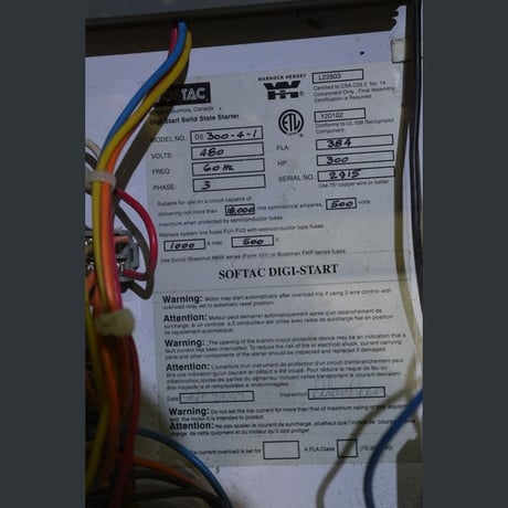 300 HP Softac #DS-300-4-1, Digi-Start Solid State Soft Starter, 480 Volts, 384 Amps - Image 3