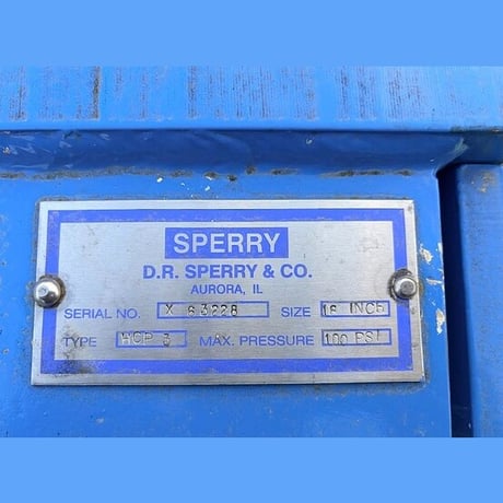 18" Sperry #HCP-3, Plate Filter Press, Lab Scale, 6 Plates, 100 PSI, Unused Surplus - Image 2