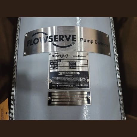 748 GPM Flowserve #12-EJH-1, 8" Vertical Turbine Pump, New (6 available) - Image 3