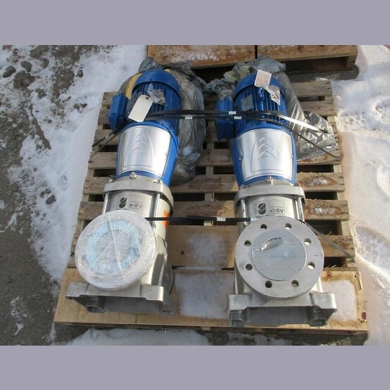 Goulds #66SV20NG8E2C, e-SV Vertical Multi-Stage Pump, Stainless Steel, 4" Inlet/Outlet (2 available) - Image 2