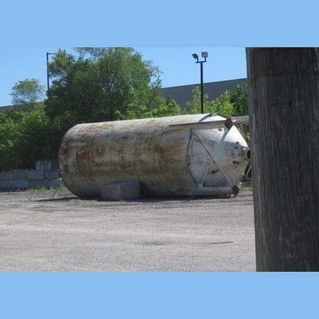 130 Ton Lap-Welded Cement Silo, 12' diameter, Heavy-Duty Construction - Image 1