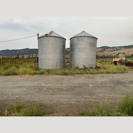 92,460 Gal. Storage Silos, 350 m Capacity, 14' diameter x 20' H, with Augers (2 available) - Image 1