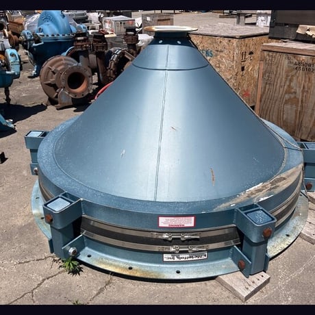 Metalfab #BA-6, Bin Activator, 6' diameter, Carbon Steel, Blue Enamel Exterior, Unused Surplus (2 available) - Image 3