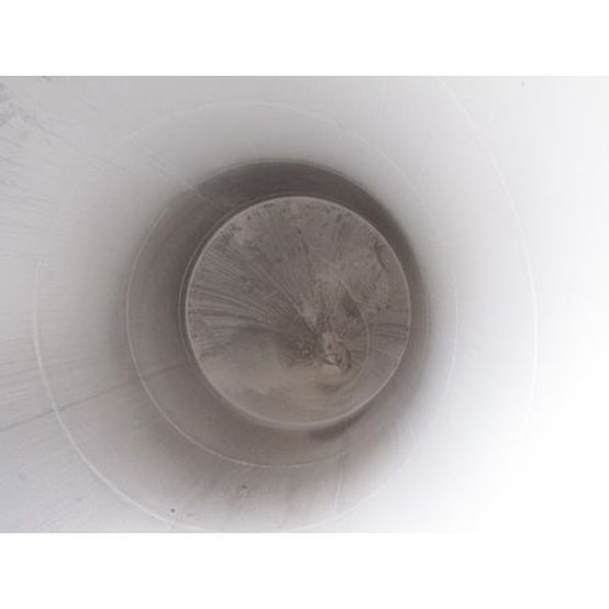 6,598 Gal. Aluminum Silo, 882 Cu. Ft., 8' diameter x 39' H, 1/4" Thick 5052 Alloy, Eccentric Cone Discharge - Image 4