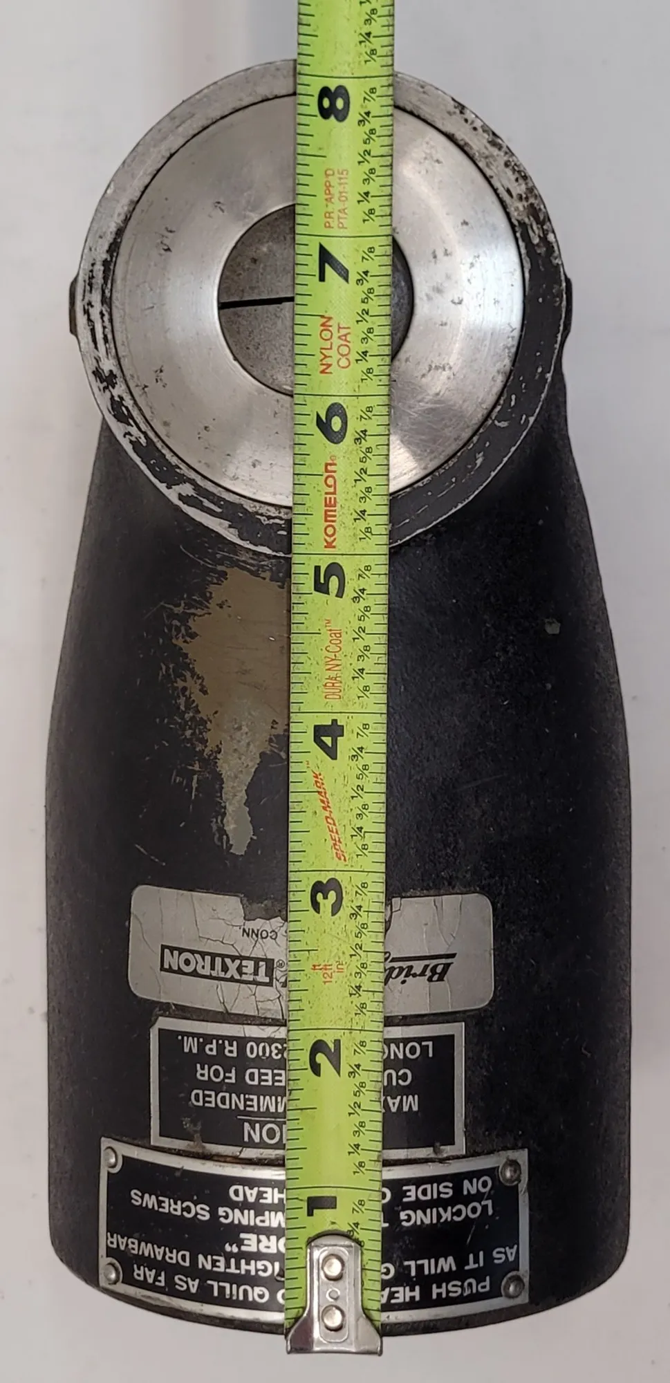 Bridgeport #Right-Angle-Head, Right Angle Head, 2300 RPM, 8-1/4" Height, 3-1/8" outside dimension - Image 1