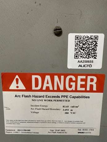 440 KVA 2300 Primary, 380Y/219 Secondary Hammond #D440QGM, dry type, 3-phase, 60 Hz, K-type, NEMA 1 - Image 8
