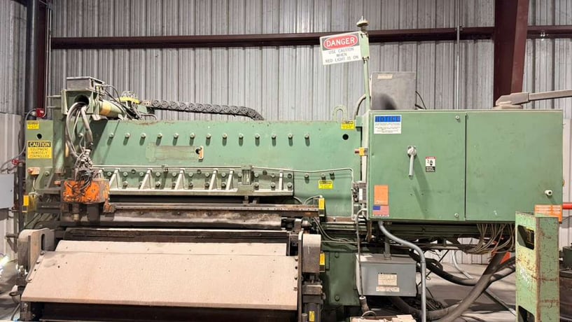 177 Ton, Peddinghaus #FPB-1800/3A, CNC Plate Processor, 72" width, 20' length, 850 IPM, 2001 - Image 3